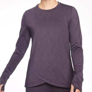 Purple Long Sleeve athleta Shirt